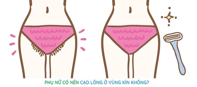 4. Có nên cạo lông vùng kín thường xuyên không?